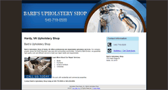 Desktop Screenshot of barbsupholstery.com